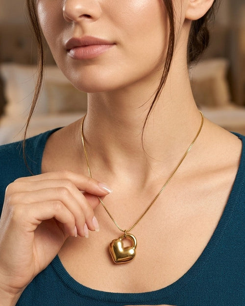 Classic Heart Charm Necklace