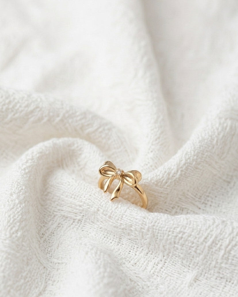 Golden Bow Ring