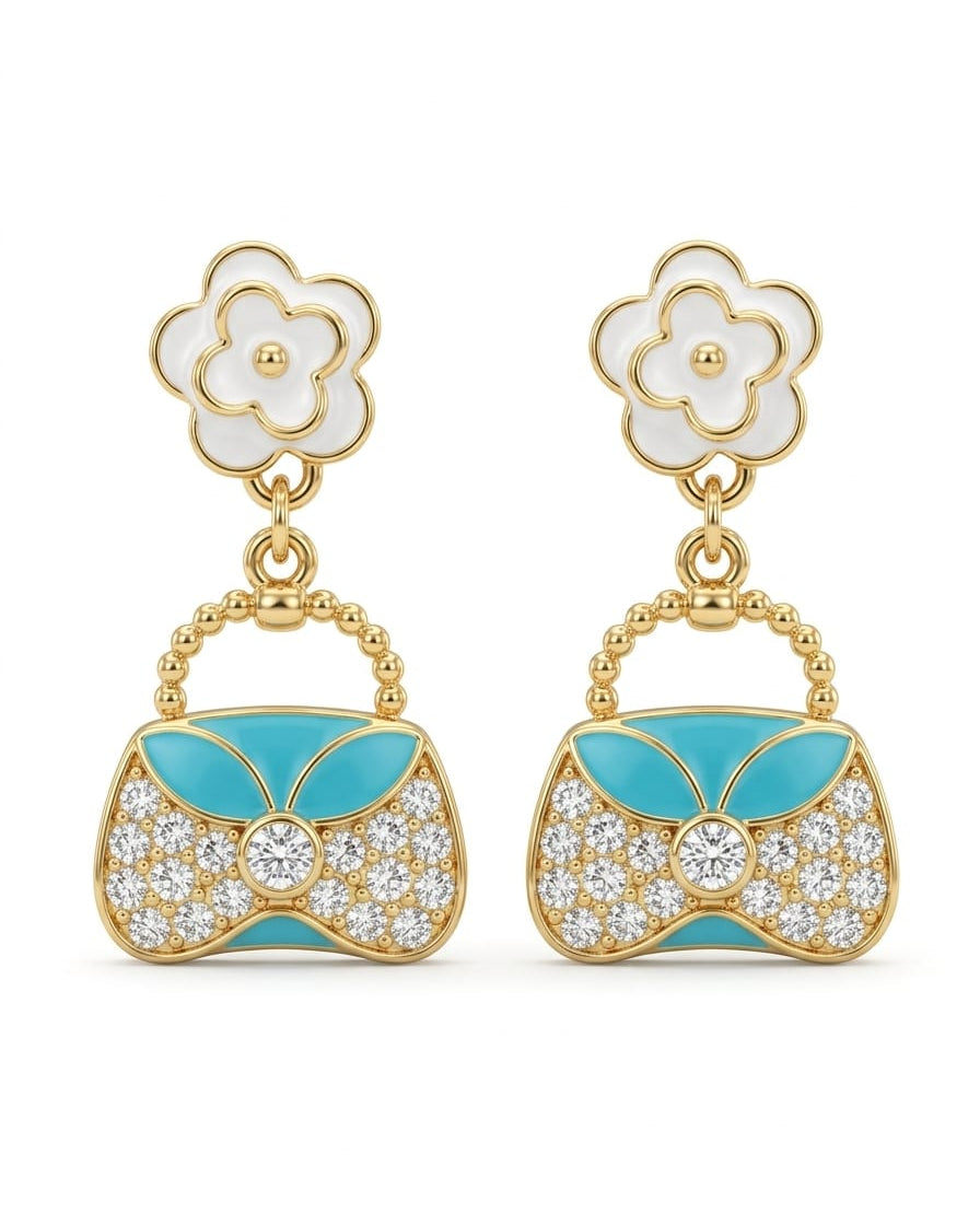 Miniature Luxe Charm Earrings
