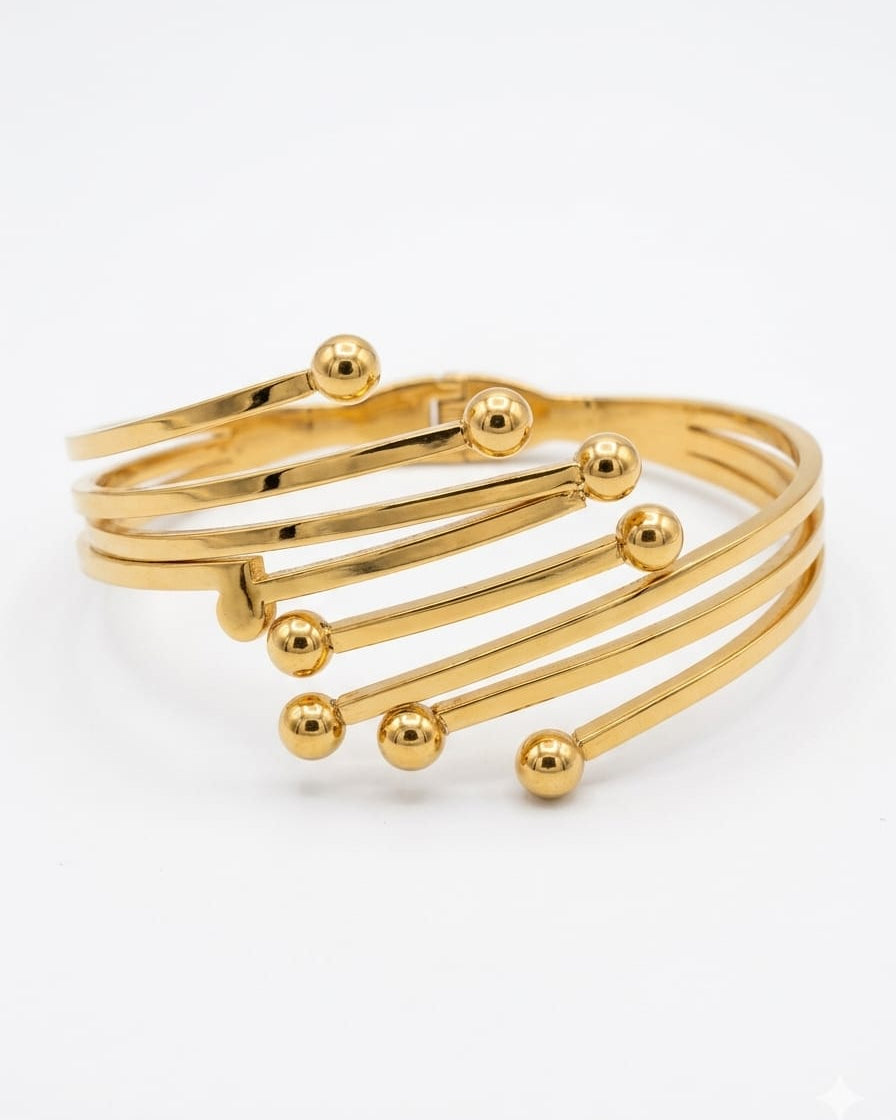 Aura Clover Mosaic Bangle