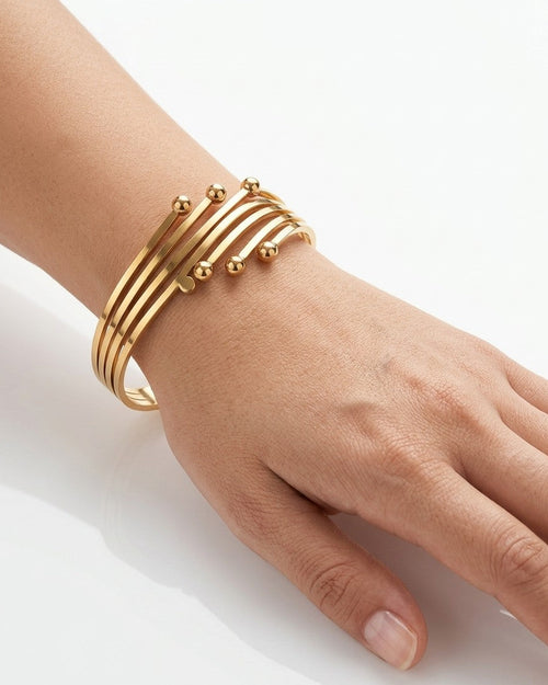 Aura Clover Mosaic Bangle