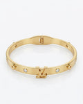 Golden Icon Statement Bracelet