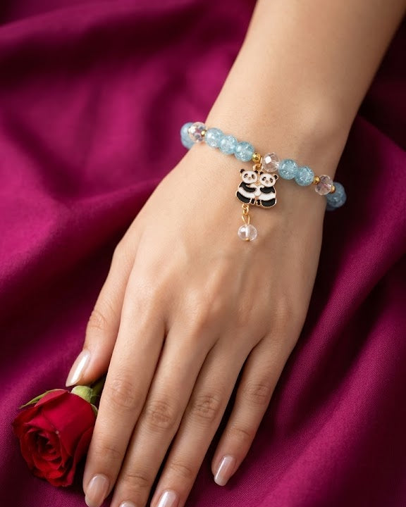 Sky Panda Charm Bracelet