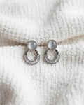 Celestial Silver Orbit Earrings